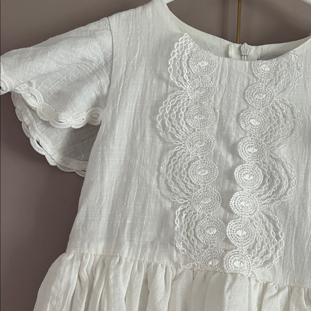 Trish Scully layered lace cap sleeve midi dress 7 Easter, communion, wedding - Picture 2 of 8